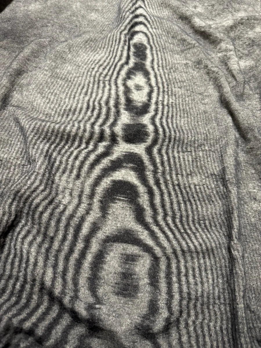 SS2022 Emporio Armani Blurred Extravagant Mirage Grey Wool Sweater (XL) 10