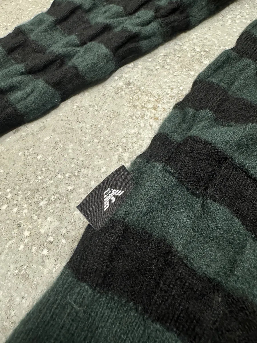 SS2022 Emporio Armani Forest Green Relief Sweater (XS) 3