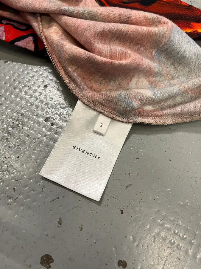 SS2022 Givenchy Josh Smith Smith Demon Abstract Paint Longsleeves KZmYFBr 8