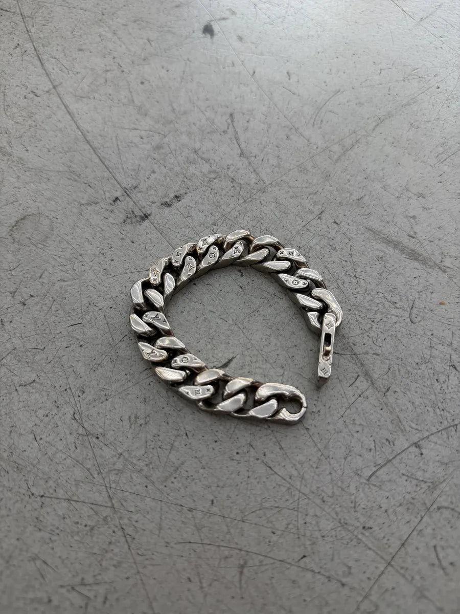 SS2022 Louis Vuitton Grey Chain Link Bracelet oTfRpun 7
