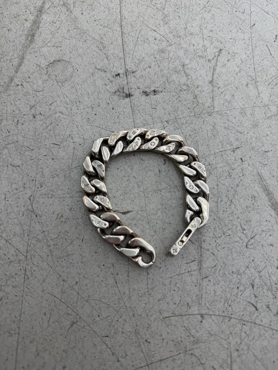 SS2022 Louis Vuitton Grey Chain Link Bracelet oTfRpun 8