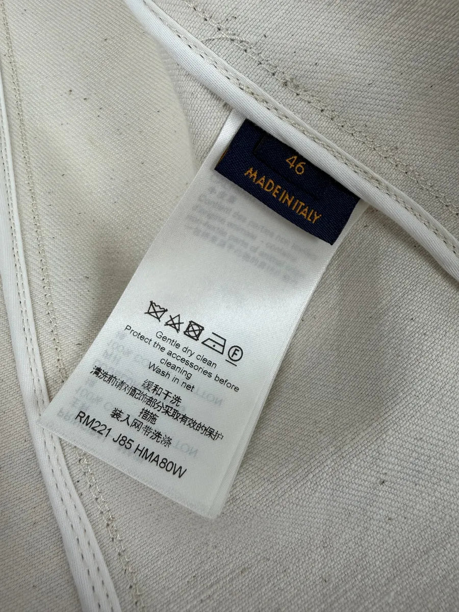 SS2022 Louis Vuitton Purple Mountain Landscape Buttoned Jacket lYOrNoA 14