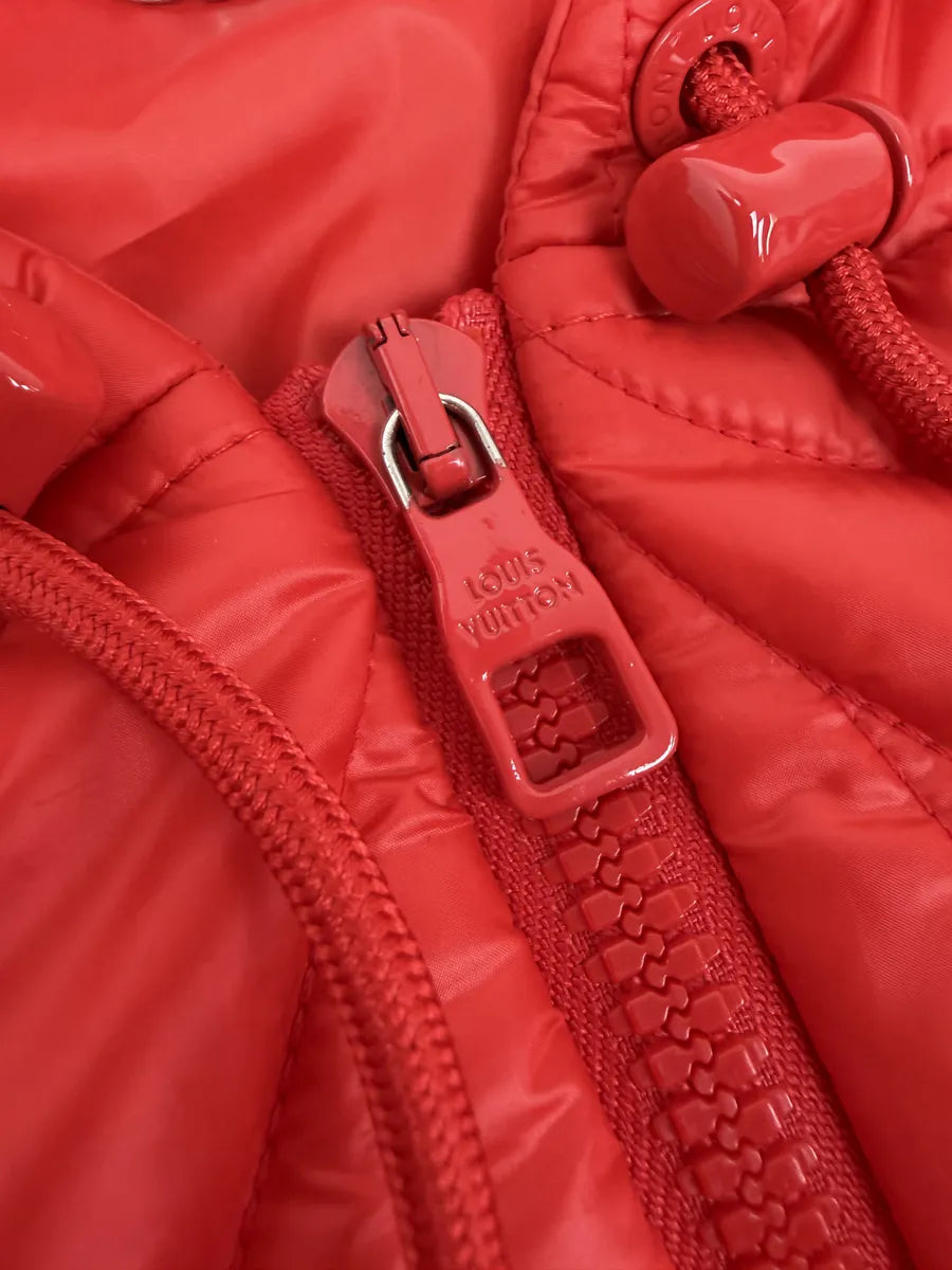 SS2022 Louis Vuitton Rio Red Hooded Puffer Jacket Wcmatlt 11