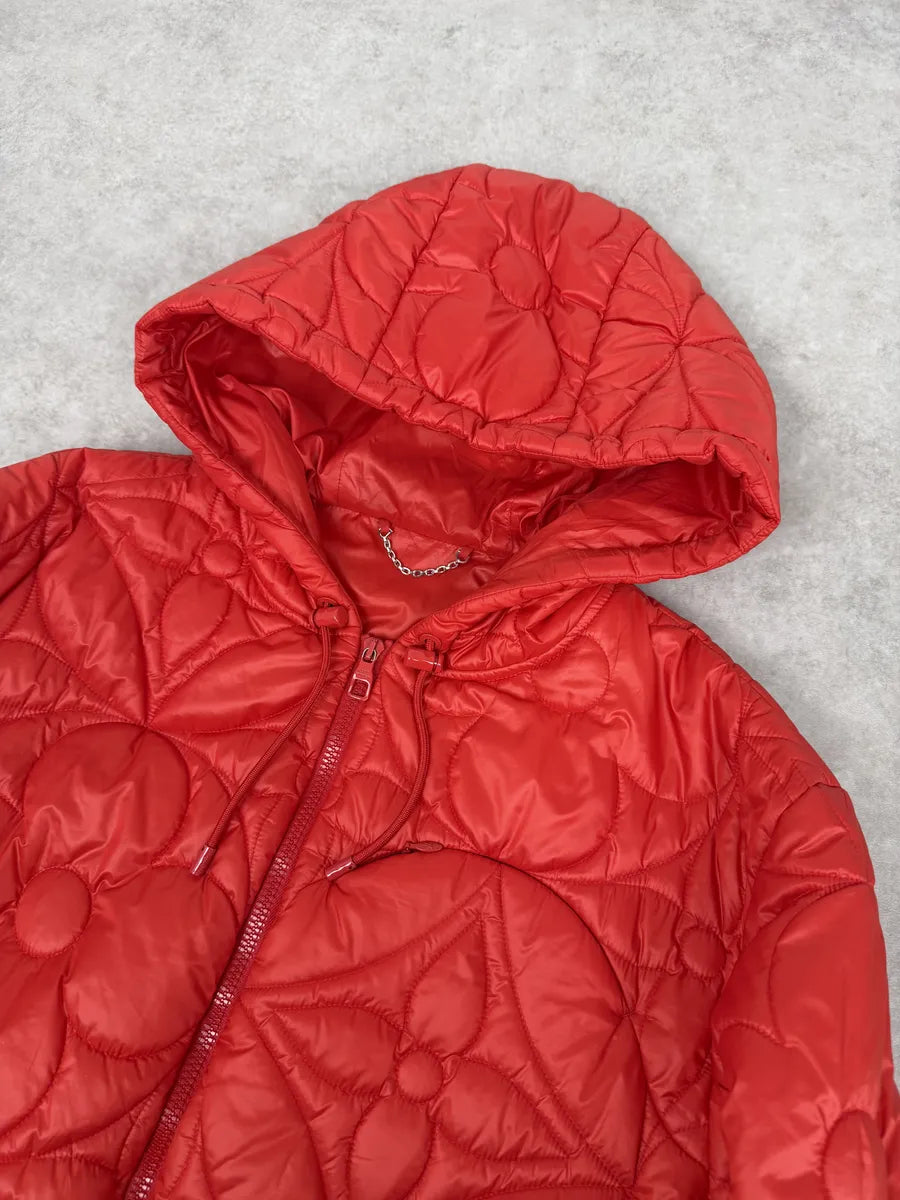 SS2022 Louis Vuitton Rio Red Hooded Puffer Jacket Wcmatlt 5