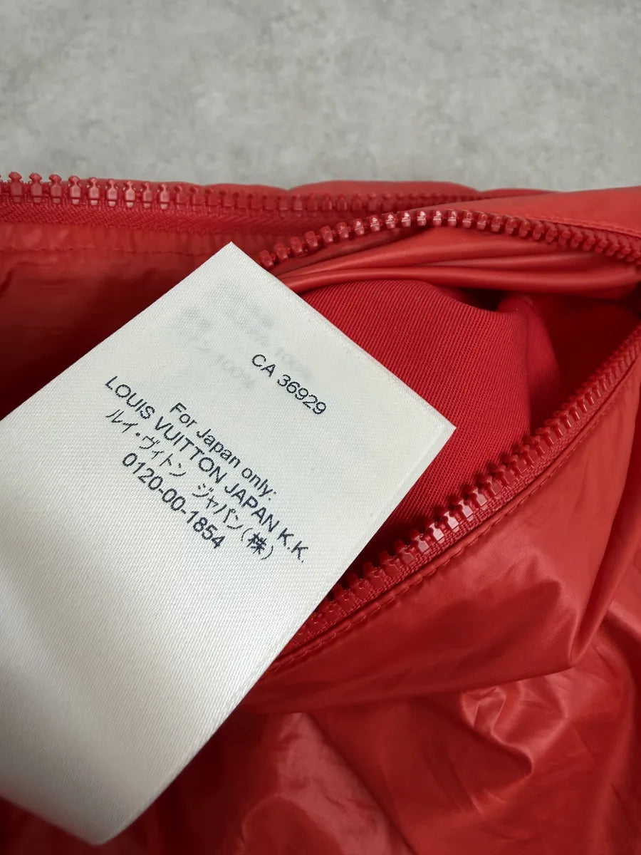 SS2022 Louis Vuitton Rio Red Hooded Puffer Jacket Wcmatlt 6