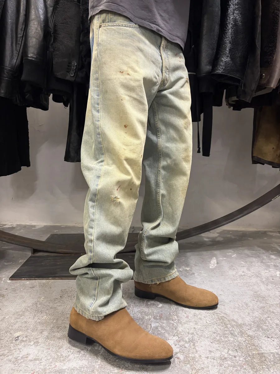 SS2022 Maison Margiela Dirty Faded Denim Jeans (M/L) KqMgMiG 1