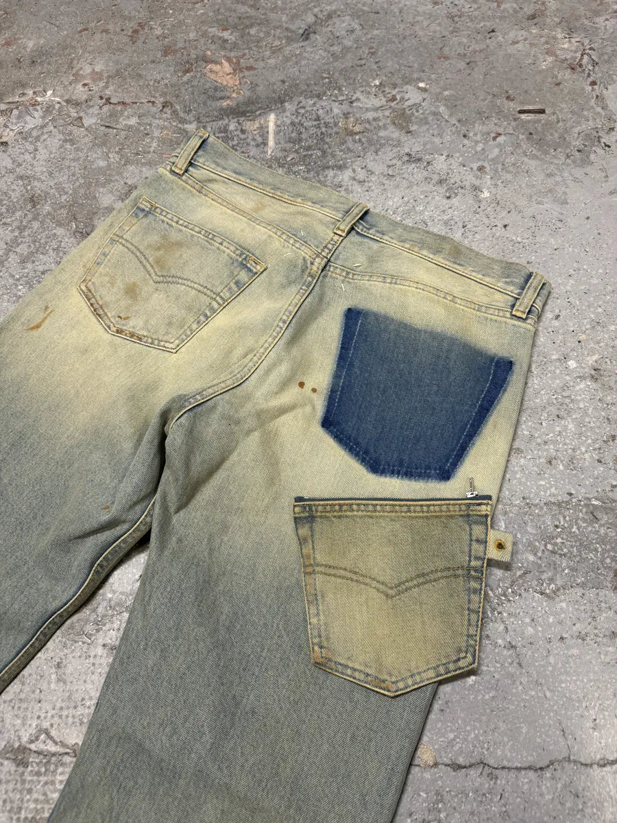 SS2022 Maison Margiela Dirty Faded Denim Jeans (M/L) KqMgMiG 13