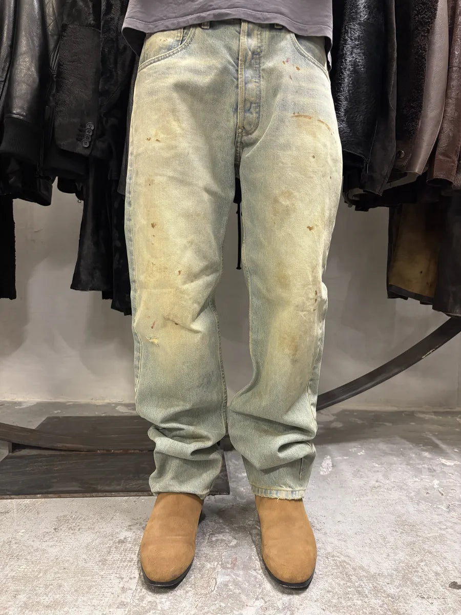 SS2022 Maison Margiela Dirty Faded Denim Jeans (M/L) KqMgMiG 2
