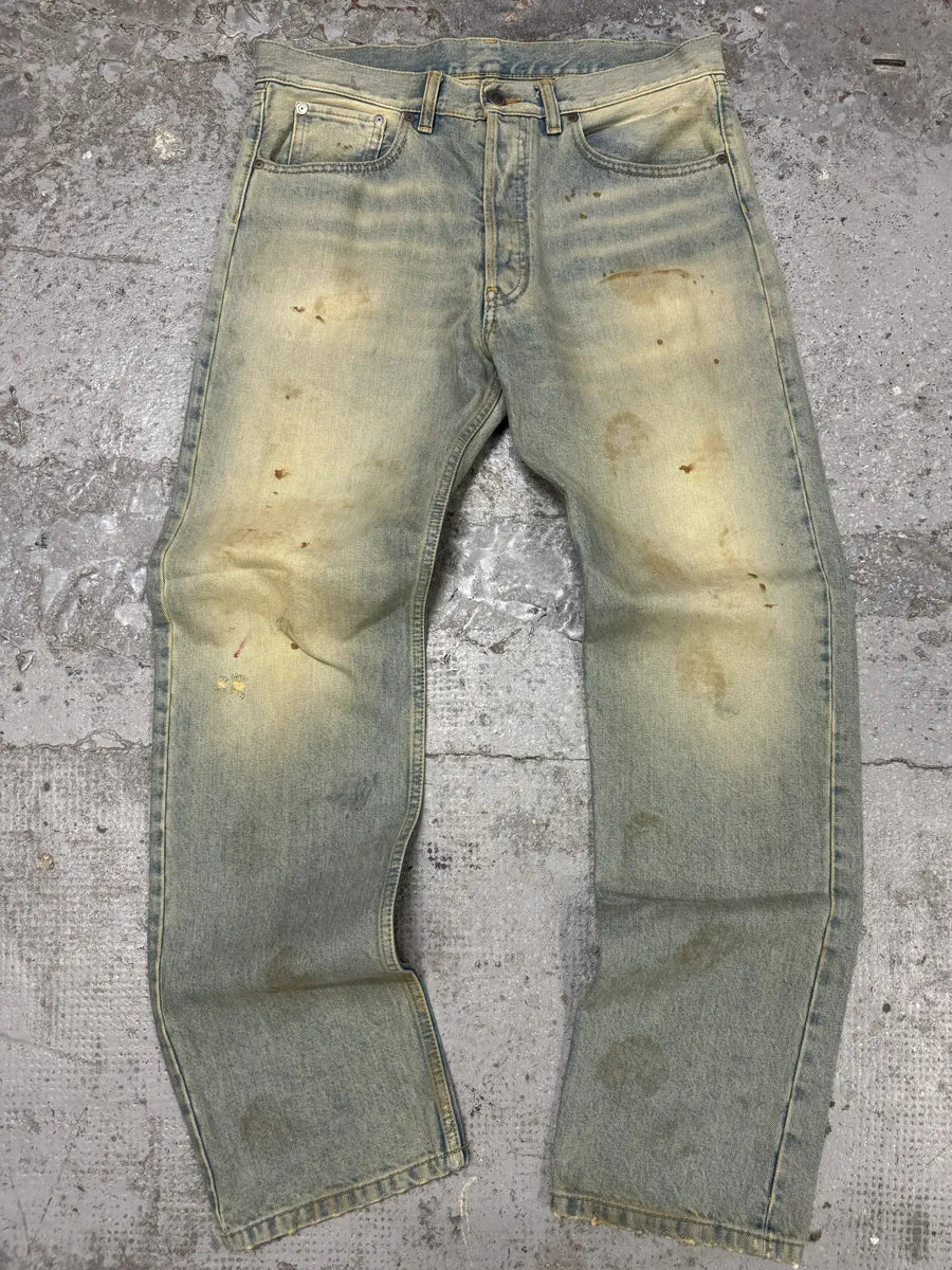 SS2022 Maison Margiela Dirty Faded Denim Jeans (M/L) KqMgMiG 4