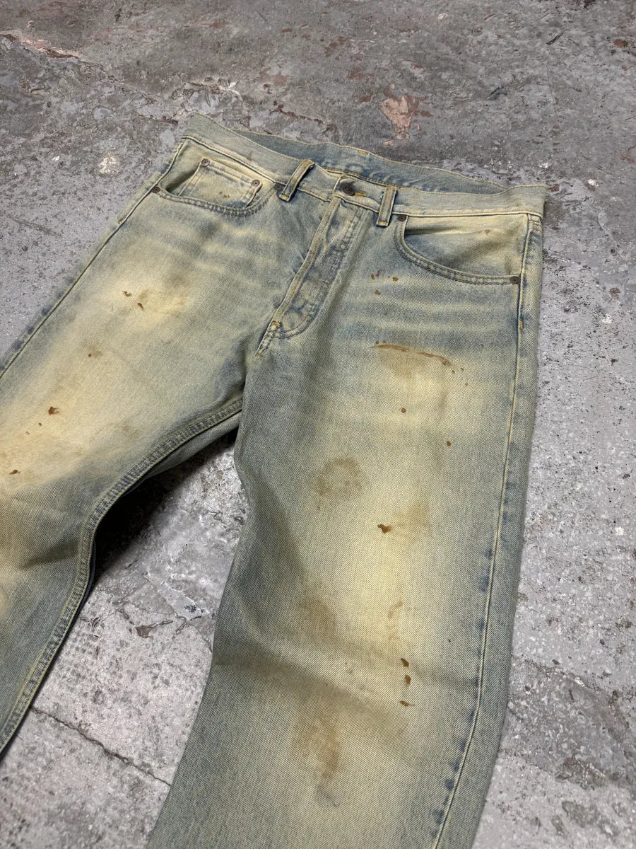SS2022 Maison Margiela Dirty Faded Denim Jeans (M/L) KqMgMiG 5
