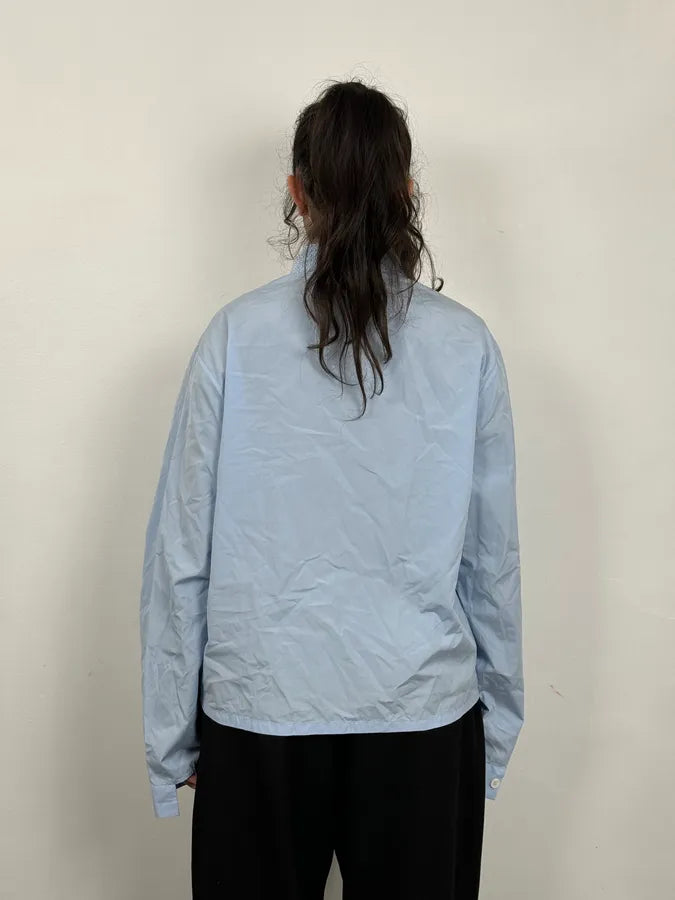 SS2022 Prada Baby Blue Signature Studded Jacket ssDWDef 3