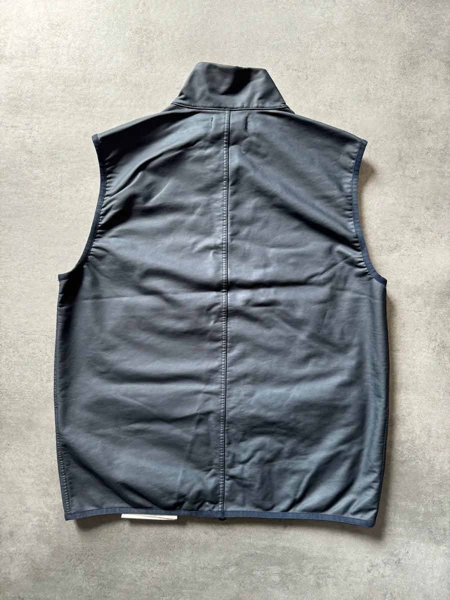 SS2022 Stone Island Diagonale Blue Dyed Vest (L) 4