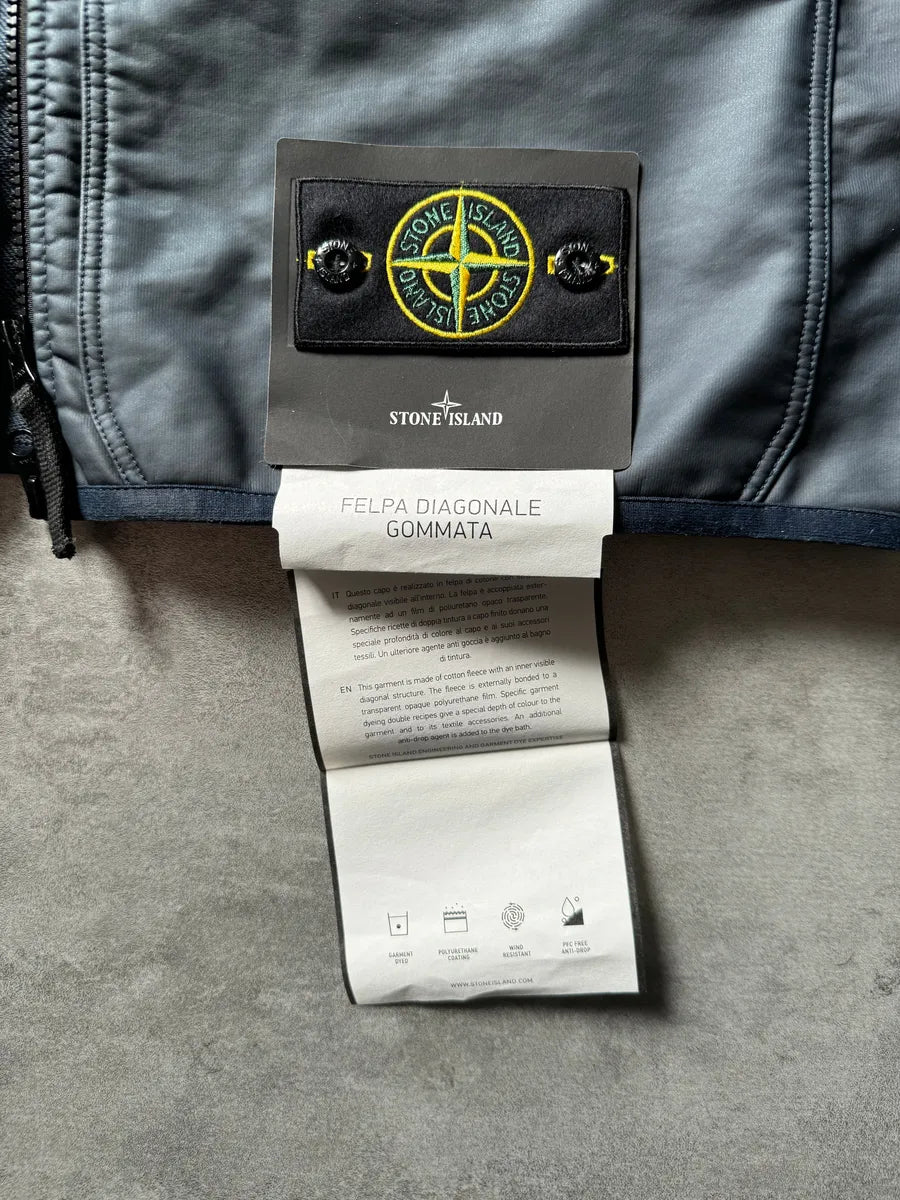 SS2022 Stone Island Diagonale Blue Dyed Vest (L) 7