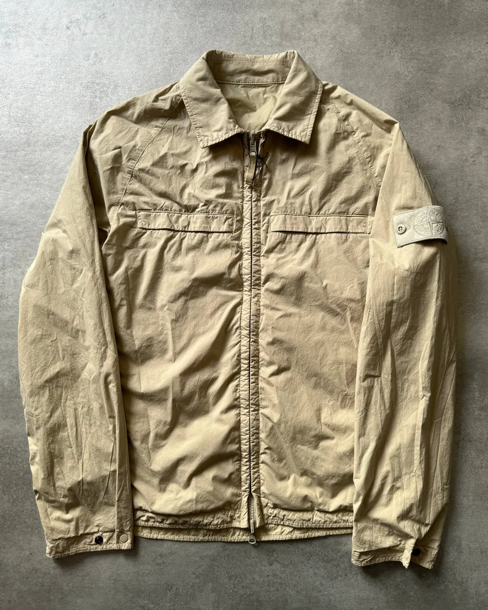 SS2022 Stone Island Ghost Reversible Beige Light Tactical Jacket (S) EYAaGlq 0