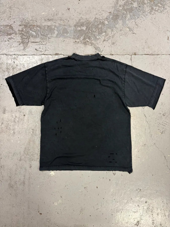 SS2023 Balenciaga Dark Navy Oversized Propaganda T-Shirt TKjYatU 4