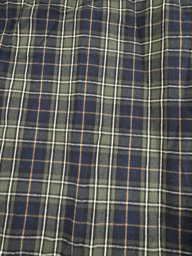 SS2023 Balenciaga Oversized Green Tartan Shirt (XL) 3