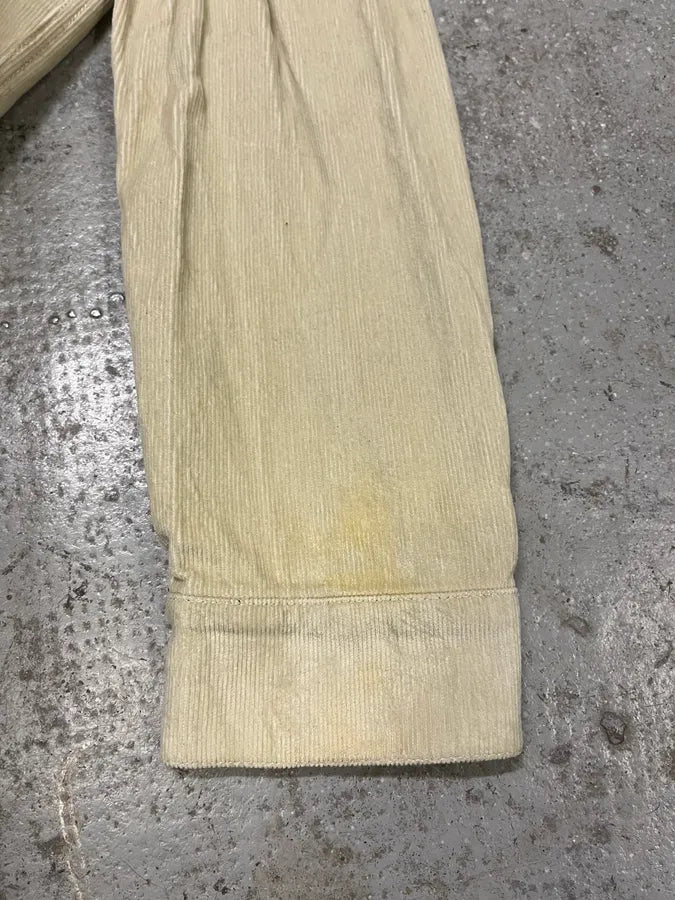 SS2023 Courreges Beige Velvet Bondage Jacket LVPhmfr 10