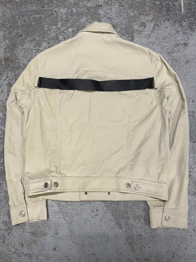 SS2023 Courreges Beige Velvet Bondage Jacket LVPhmfr 5