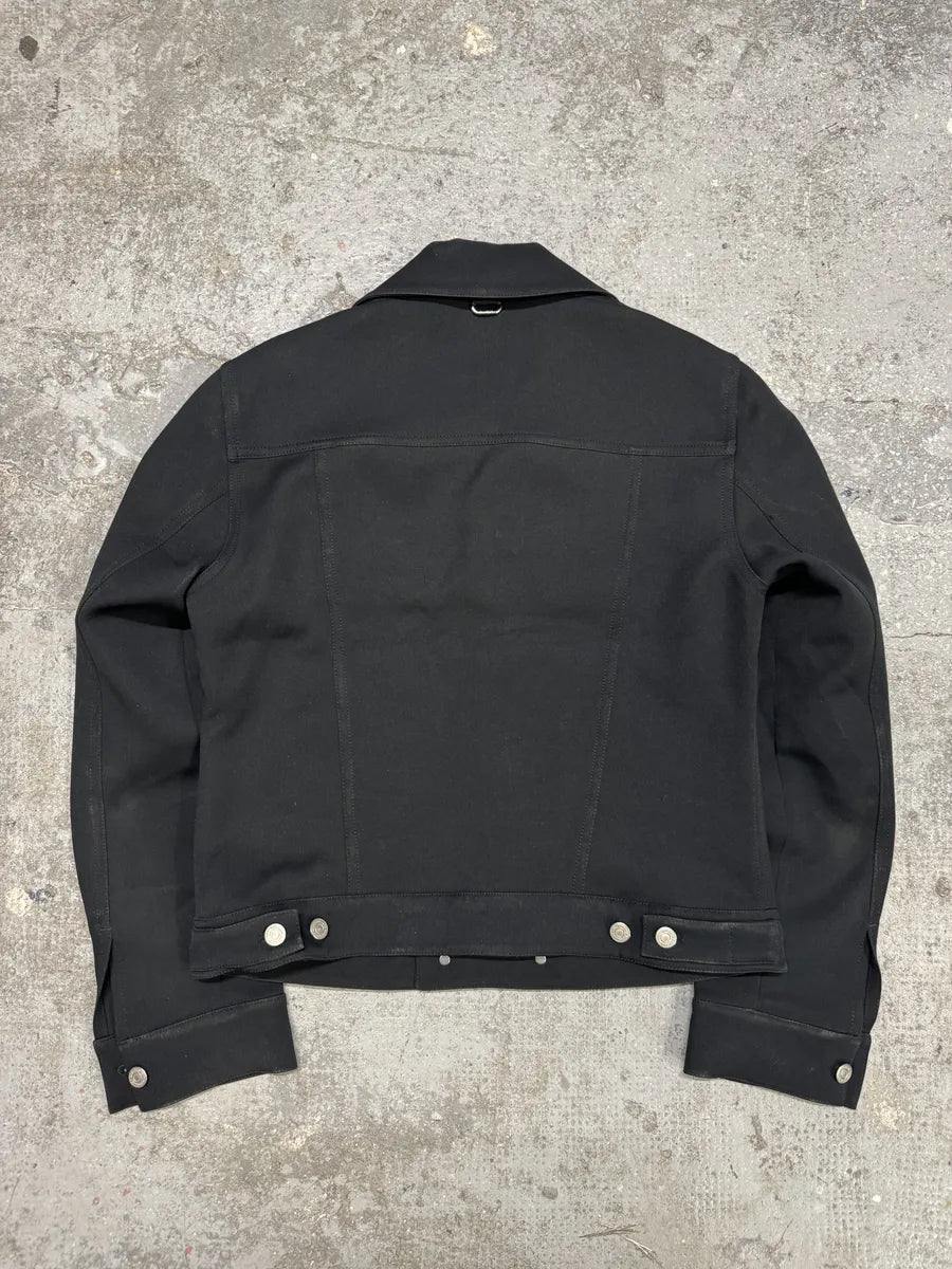 SS2023 Courreges Black Minimalist Trucker Jacket (M) 1