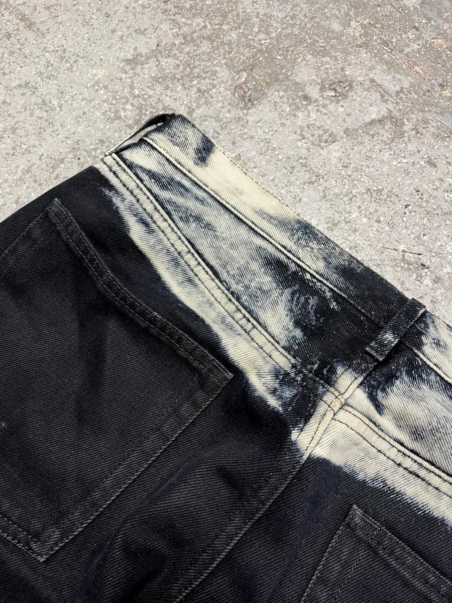 SS2023 Dries Van Noten Tie Dye Black Pants (M/L) 7
