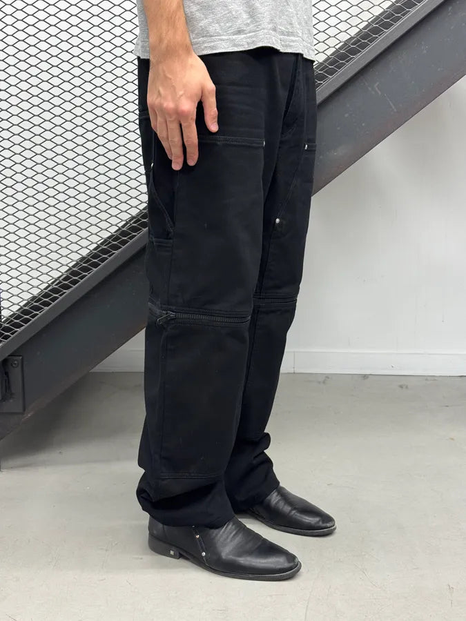SS2023 Givenchy Black Zip Carpenter Pants by Matthew Williams EiXGbWY 2