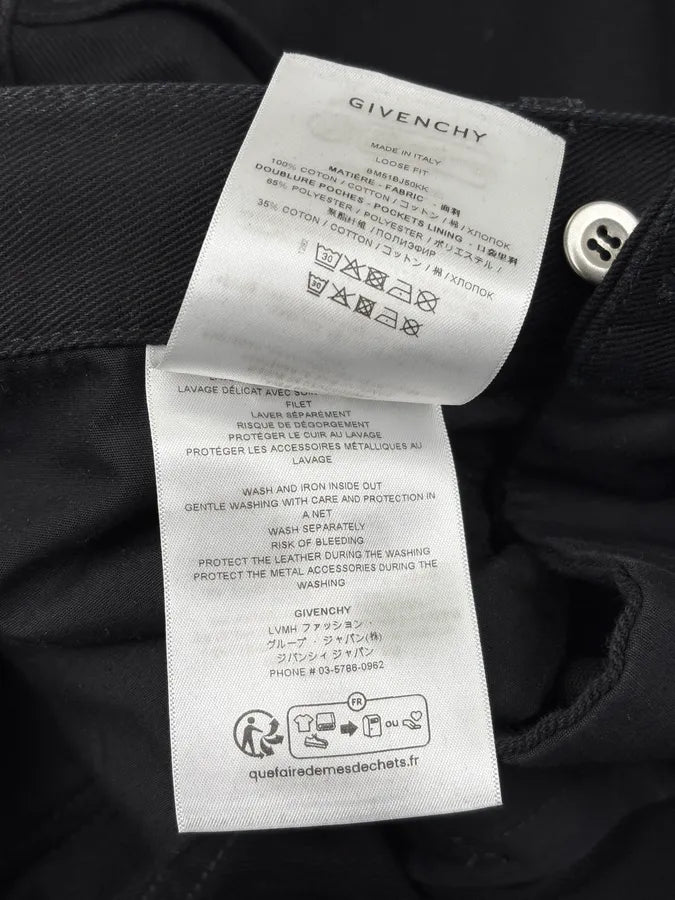 SS2023 Givenchy Black Zip Carpenter Pants by Matthew Williams EiXGbWY 13