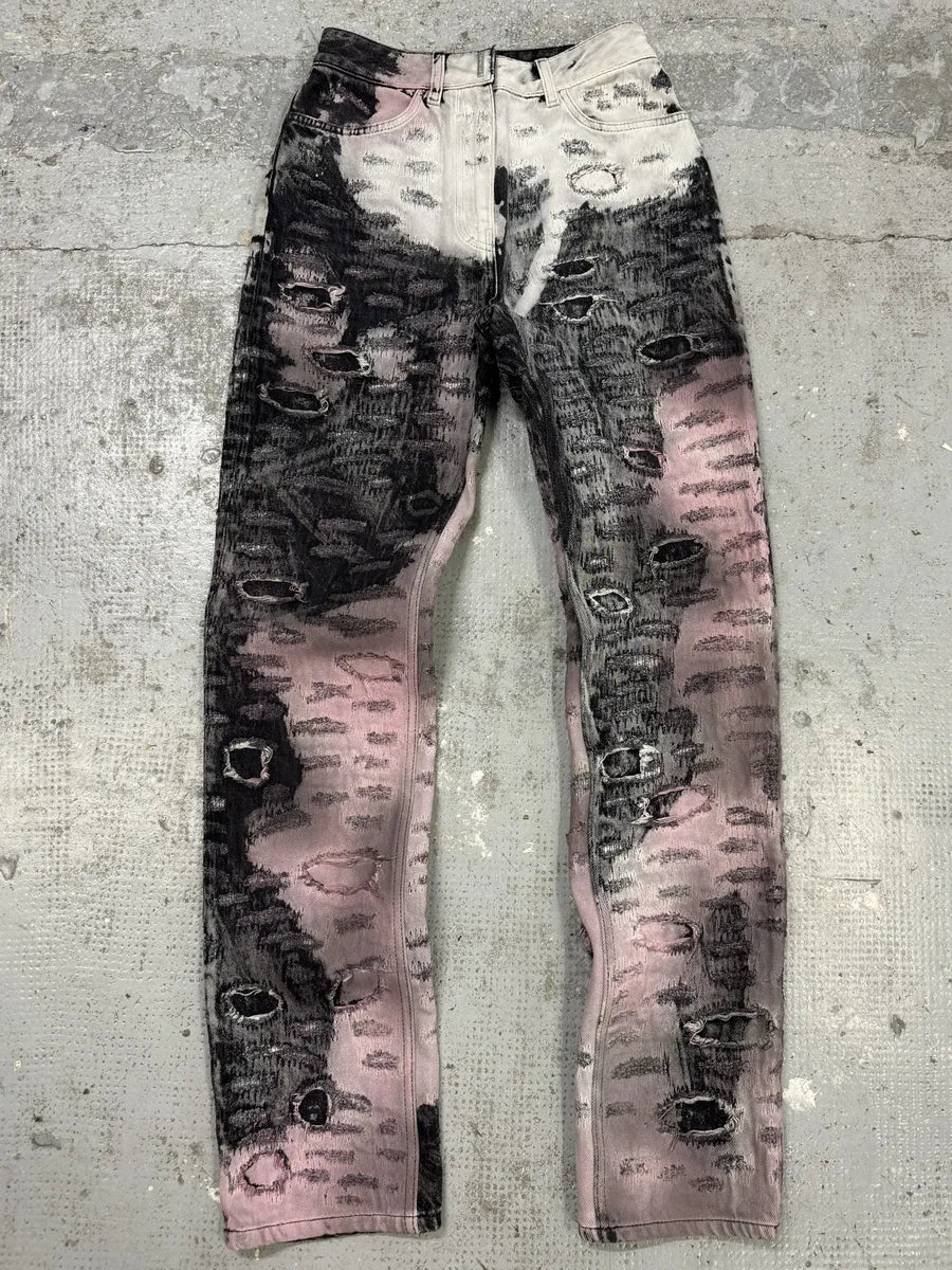 SS2023 Givenchy Cotton Italian Distressed Denim Jeans pRuaXgH 0
