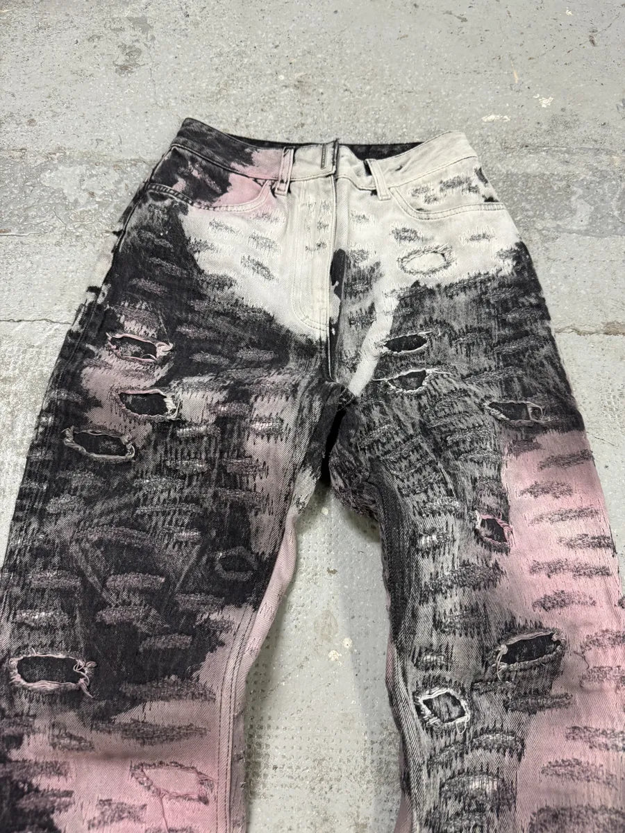 SS2023 Givenchy Cotton Italian Distressed Denim Jeans pRuaXgH 4