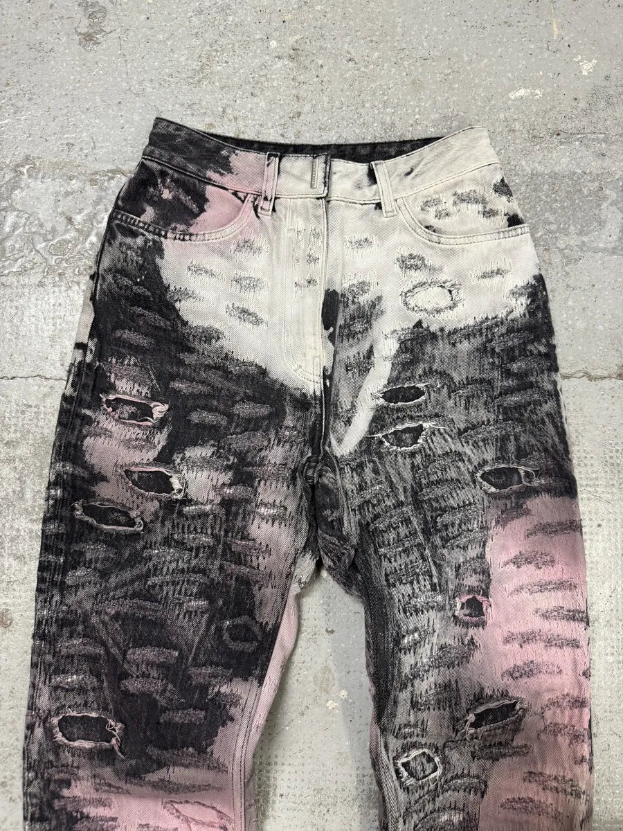 SS2023 Givenchy Cotton Italian Distressed Denim Jeans pRuaXgH 5