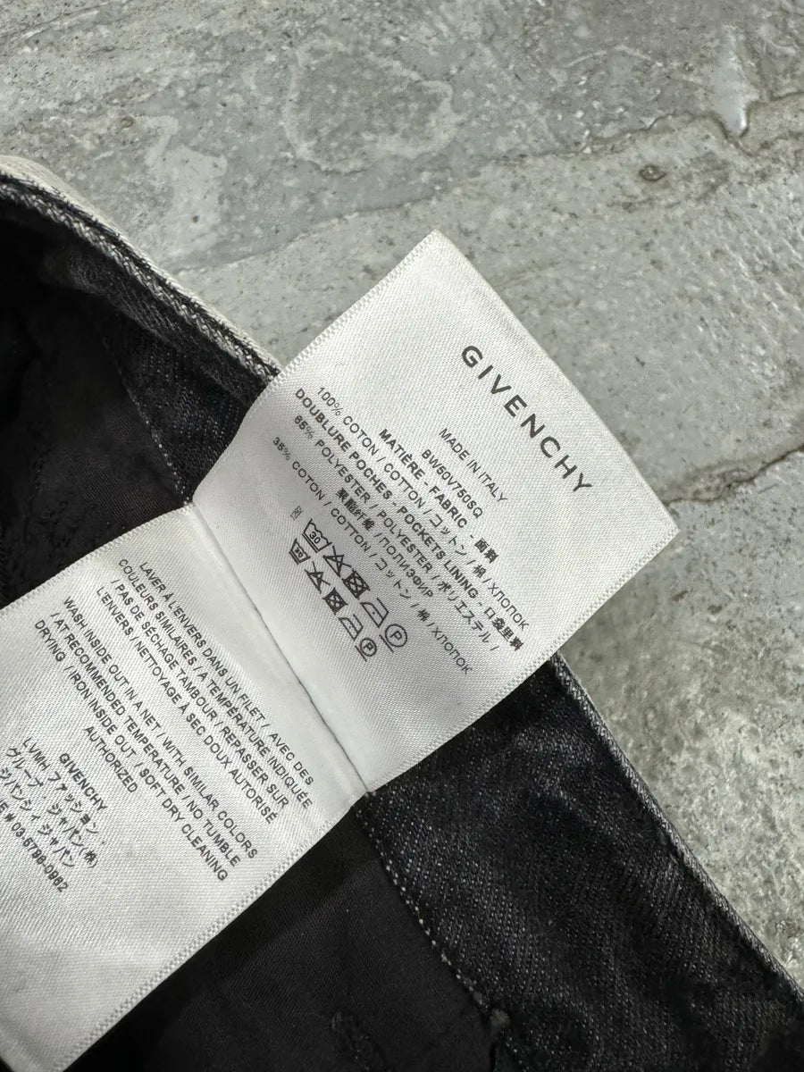 SS2023 Givenchy Cotton Italian Distressed Denim Jeans pRuaXgH 7