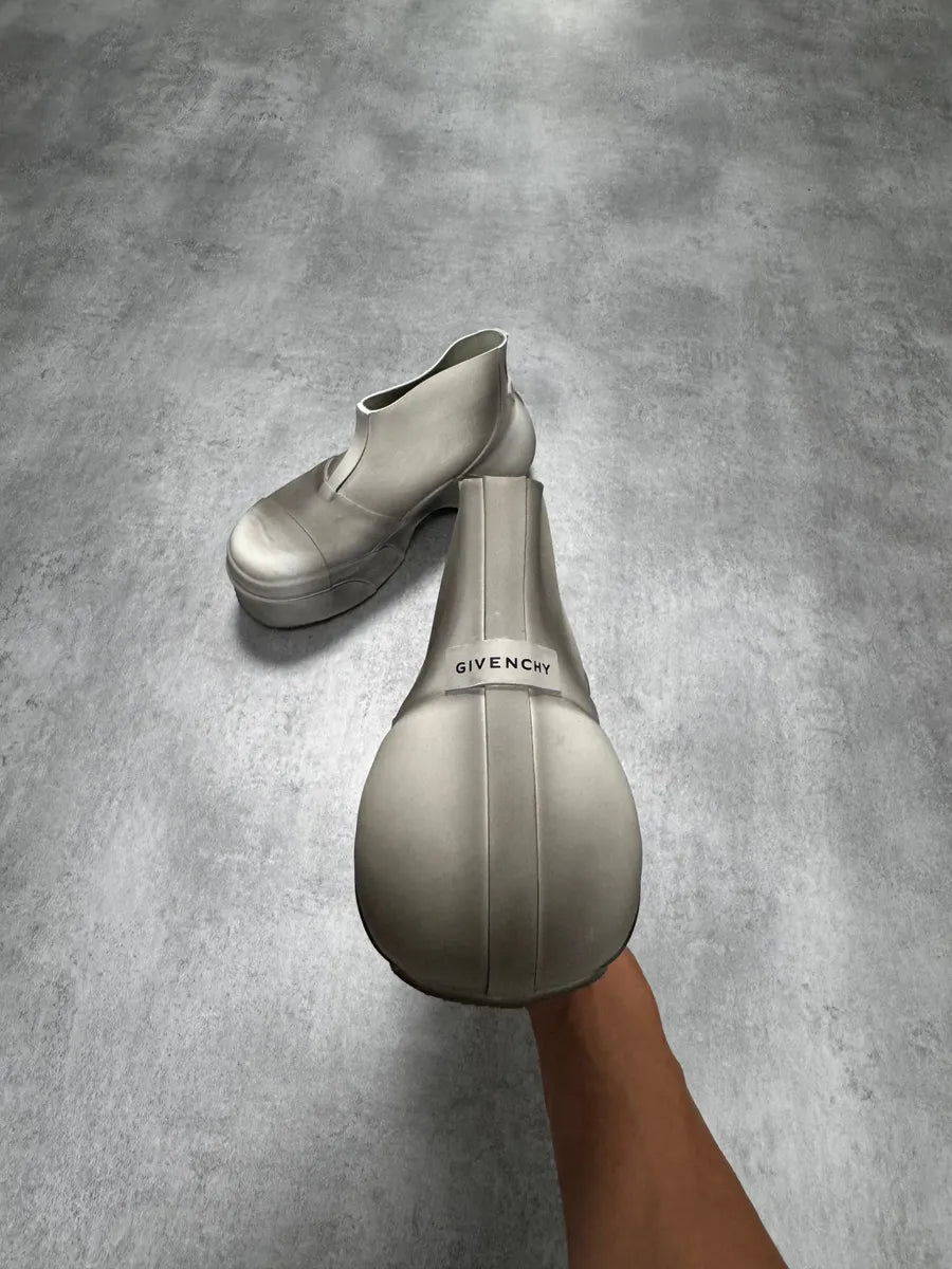 SS2023 Givenchy Dust Show Rubber Rain Low Boots MXqaFBb 6