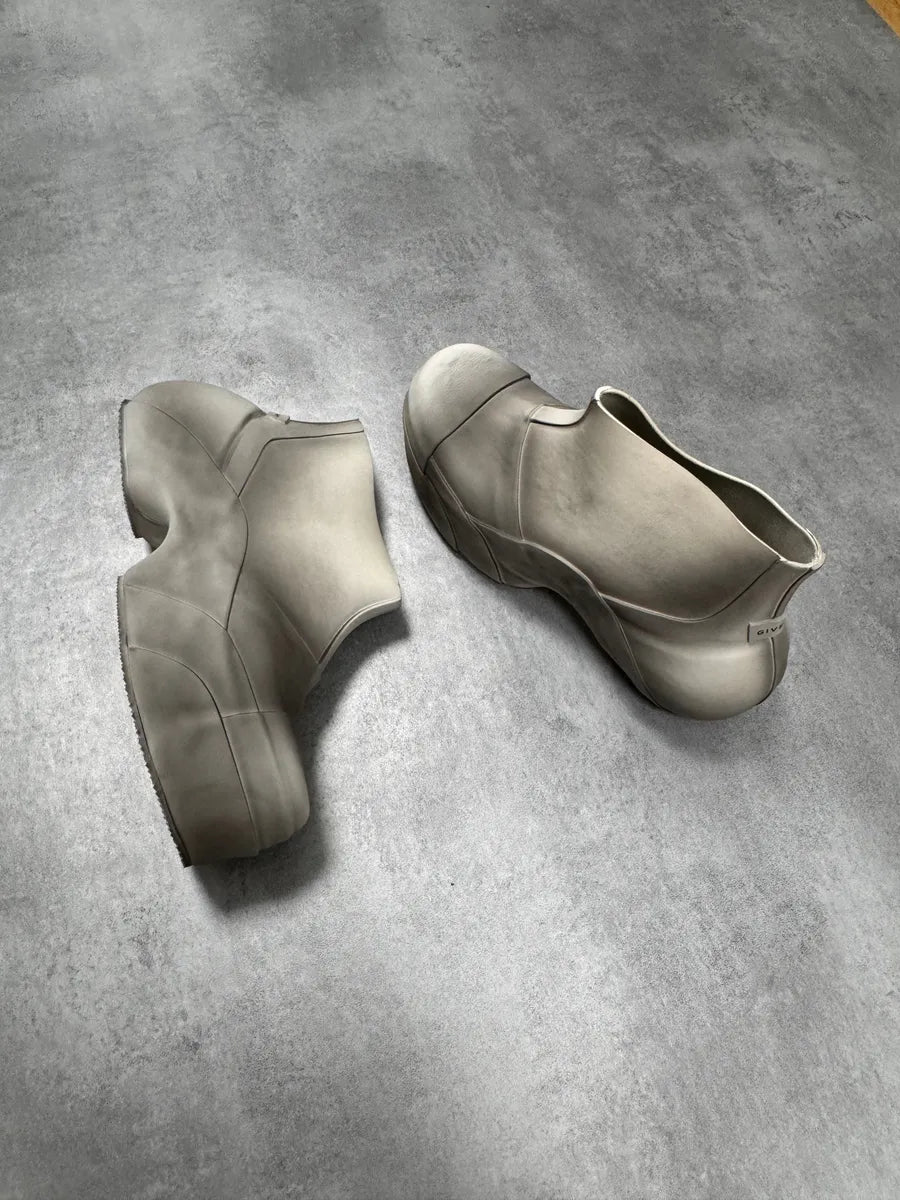 SS2023 Givenchy Dust Show Rubber Rain Low Boots MXqaFBb 7