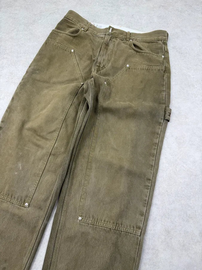 SS2023 Givenchy Green Carpenter Jeans by Matthew Williams qyrepsi 10