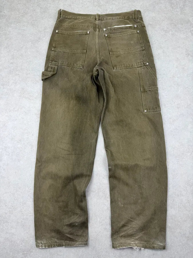 SS2023 Givenchy Green Carpenter Jeans by Matthew Williams qyrepsi 2