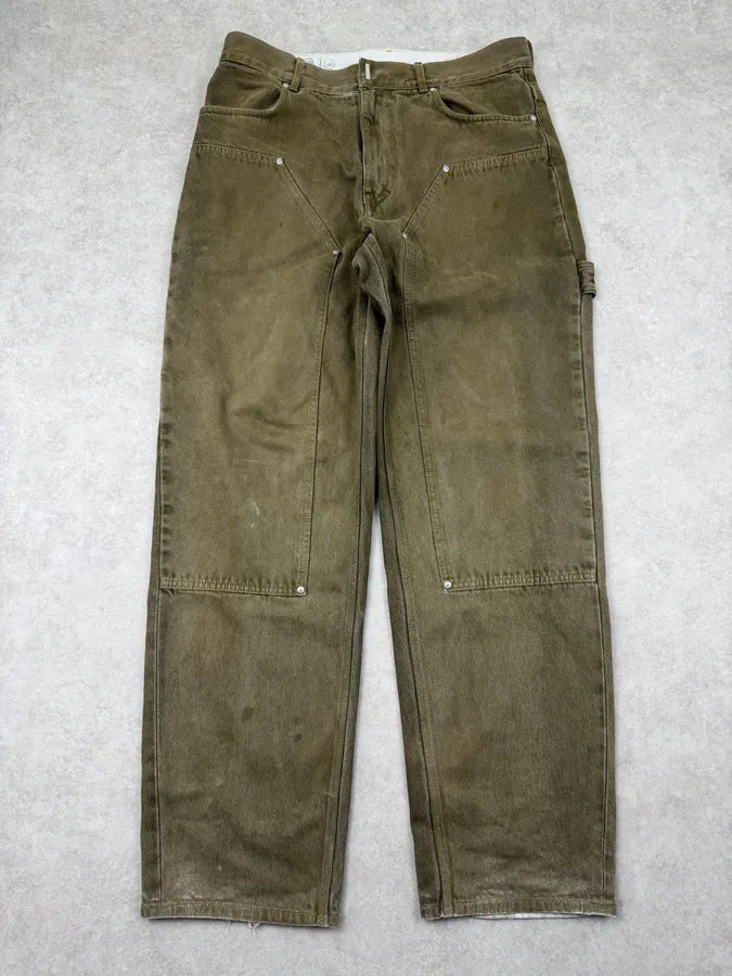 SS2023 Givenchy Green Carpenter Jeans by Matthew Williams qyrepsi 4