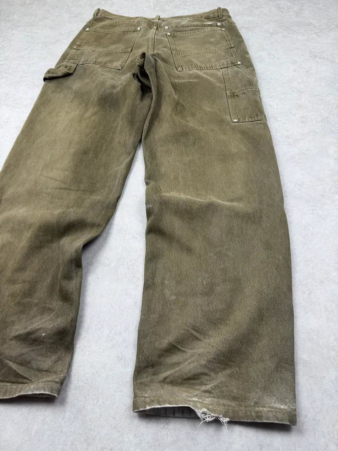 SS2023 Givenchy Green Carpenter Jeans by Matthew Williams qyrepsi 5