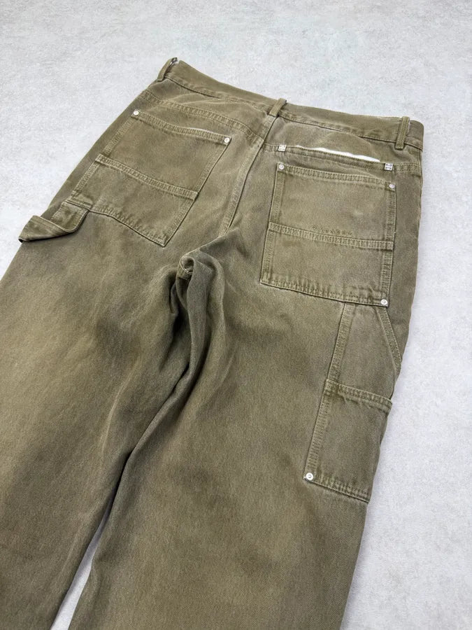 SS2023 Givenchy Green Carpenter Jeans by Matthew Williams qyrepsi 8
