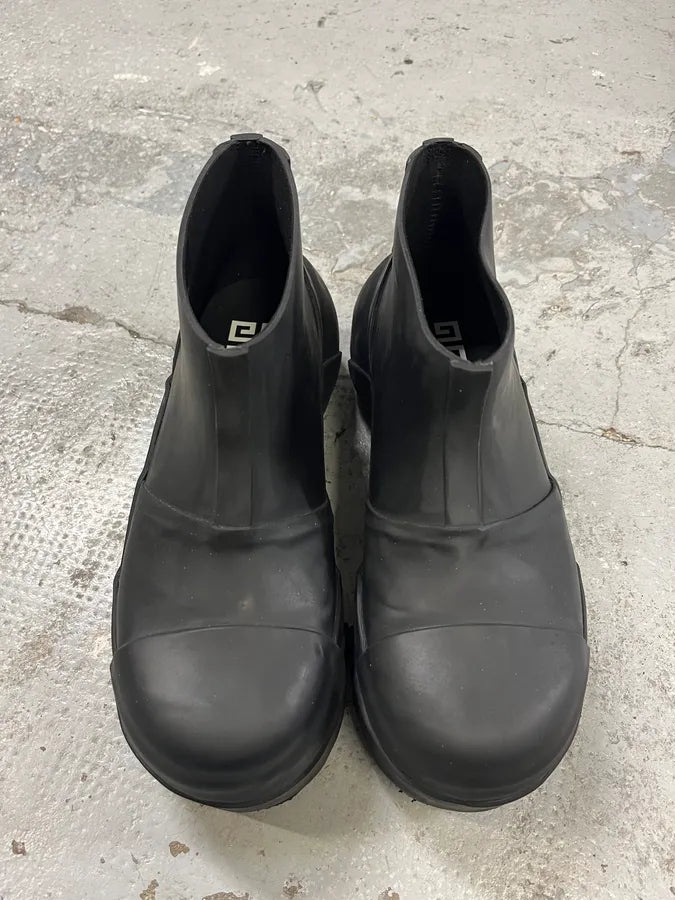 SS2023 Givenchy Show Rubber Rain Mid Boots eAxMuQh 5