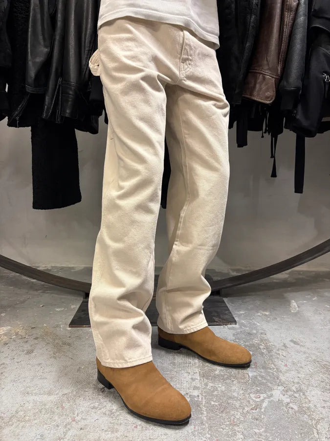 SS2023 Maison Margiela Beige Carpenter Signature Pants alyJkHK 1