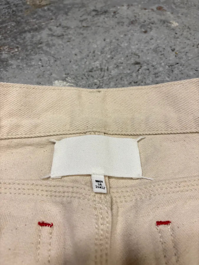 SS2023 Maison Margiela Beige Carpenter Signature Pants alyJkHK 9