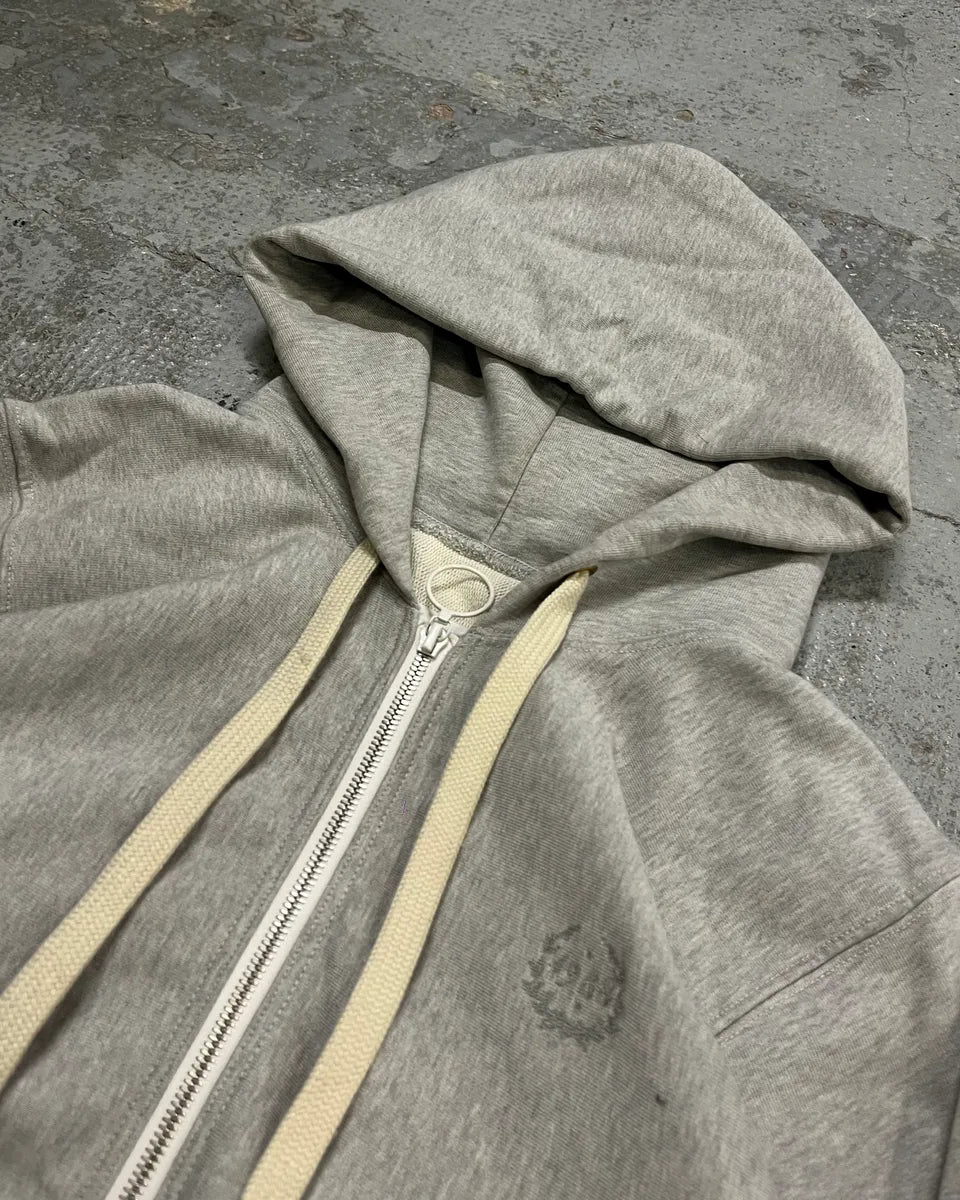 SS2023 Maison Margiela Grey Signature Zip-up Hoodie fEhtWUo 5