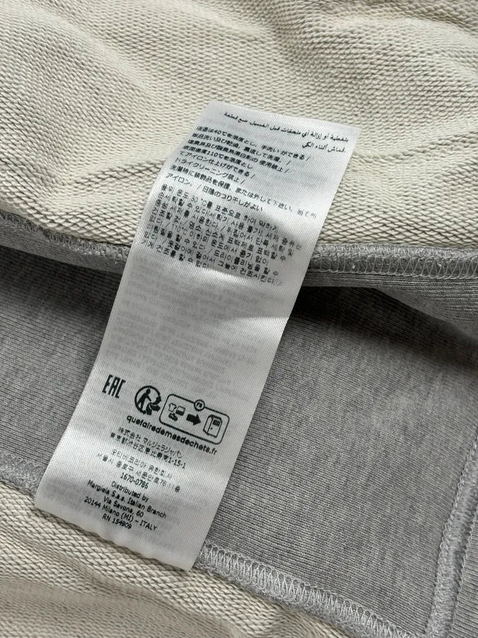 SS2023 Maison Margiela Grey Signature Zip-up Hoodie yKusDrw 15