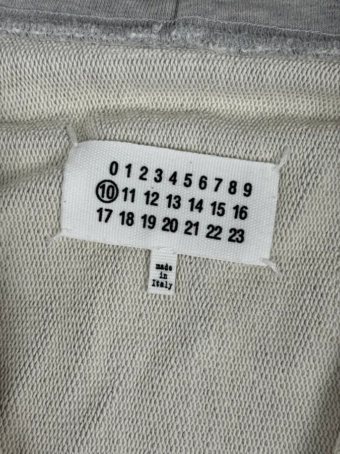 SS2023 Maison Margiela Grey Signature Zip-up Hoodie yKusDrw 11