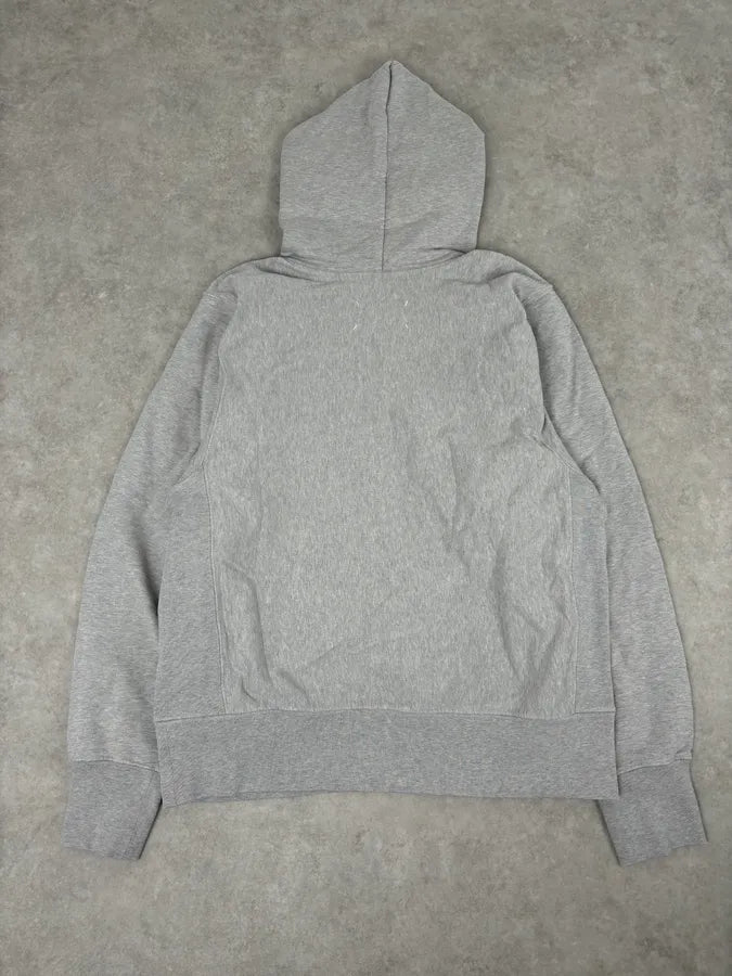 SS2023 Maison Margiela Grey Signature Zip-up Hoodie yKusDrw 5