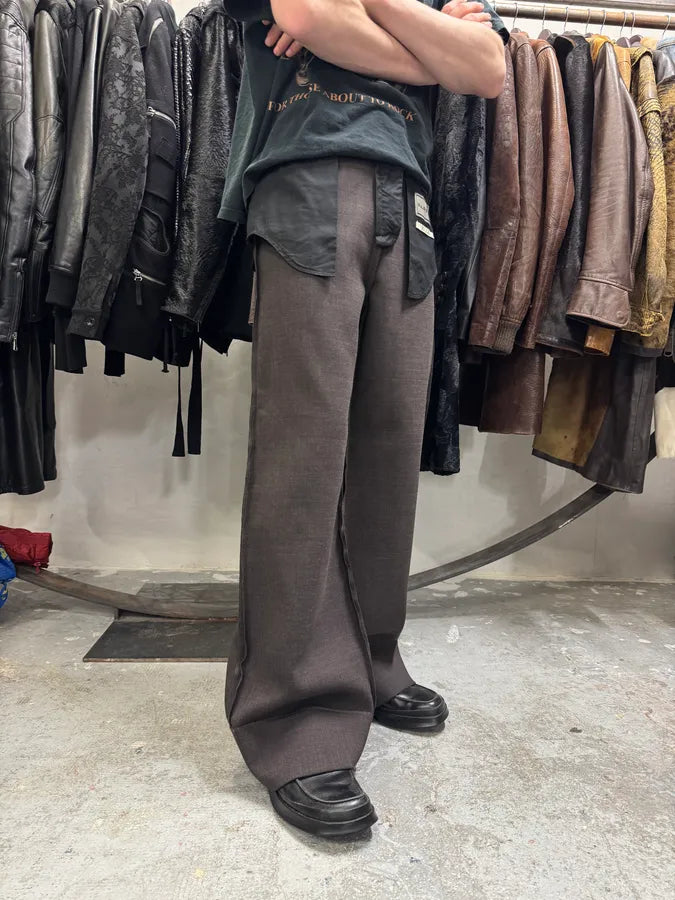 SS2023 Maison Margiela MM6 Reversed Effect Black Cozy Pants (S) 6