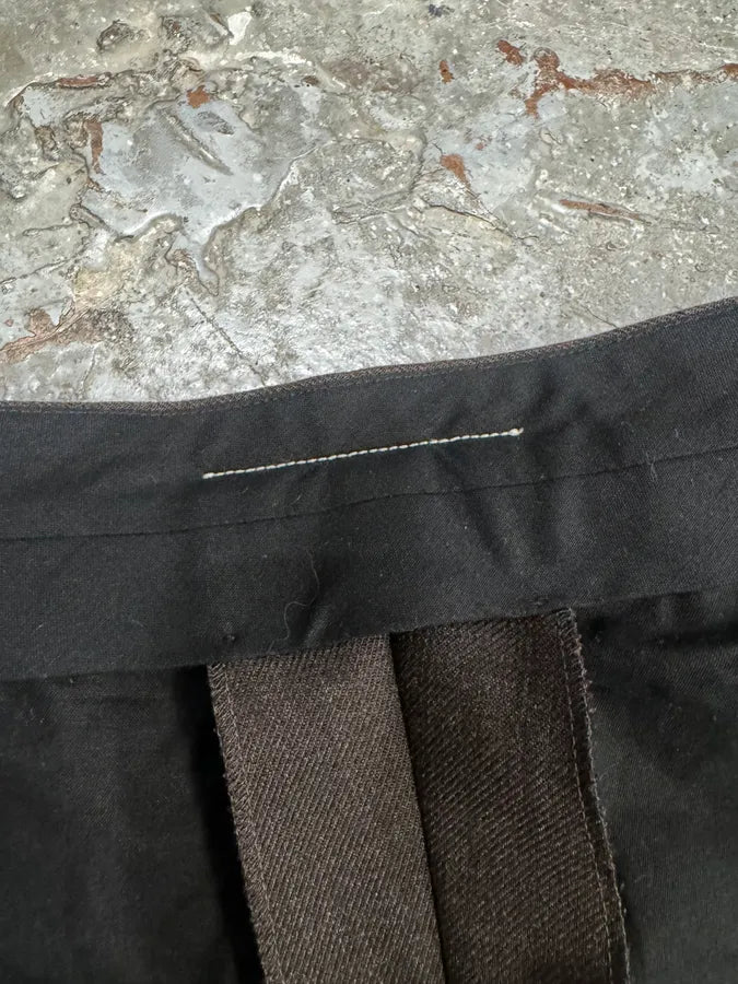 SS2023 Maison Margiela MM6 Reversed Effect Black Cozy Pants (S) 4