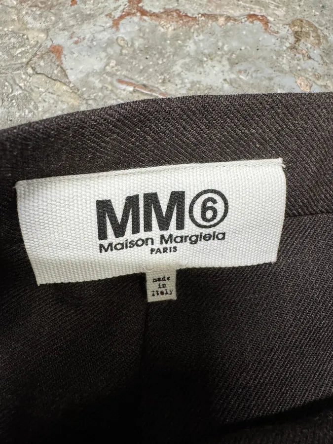 SS2023 Maison Margiela MM6 Reversed Effect Black Cozy Pants (S) 11