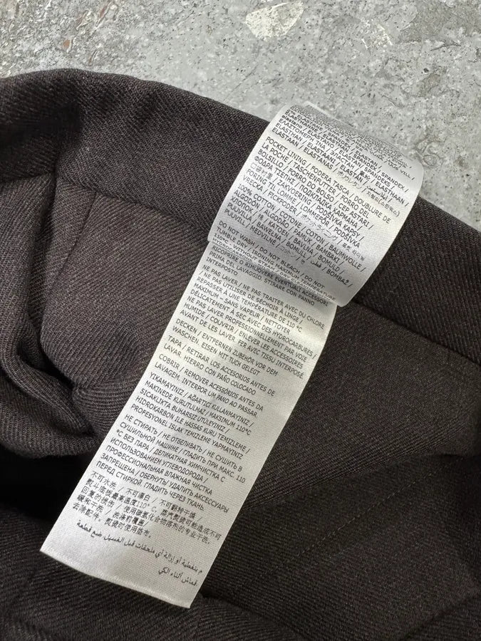 SS2023 Maison Margiela MM6 Reversed Effect Black Cozy Pants (S) 10