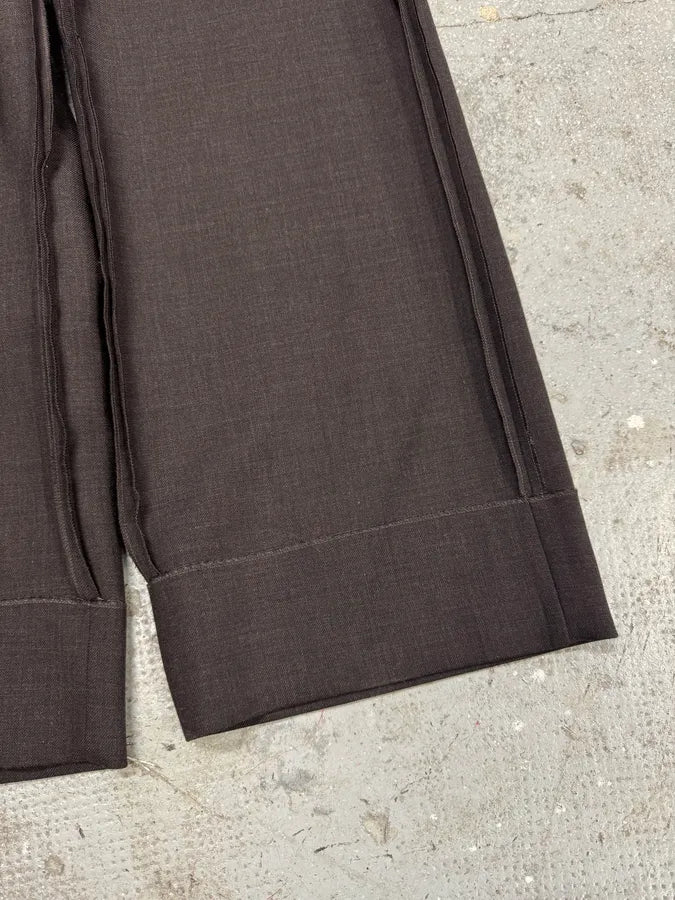 SS2023 Maison Margiela MM6 Reversed Effect Black Cozy Pants (S) 12