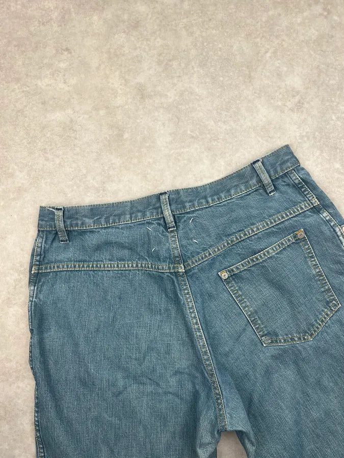 SS2023 Maison Martin Margiela Light Blue Faded Large Denim Jeans CypKXdE 7